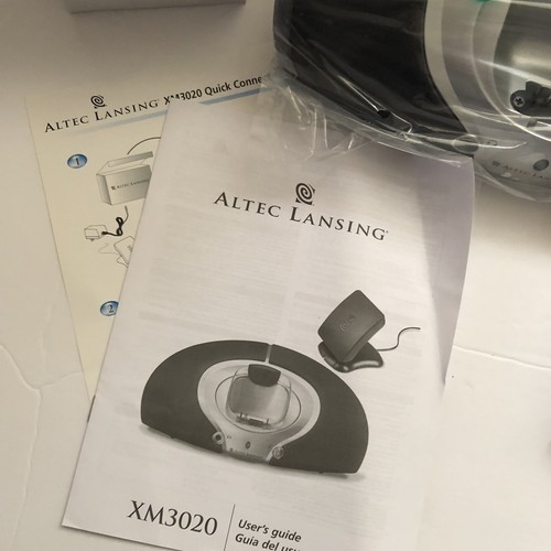 Altec Lansing XM3020 Docking/Speaker System for Delphi XM2GO Myfi Tao