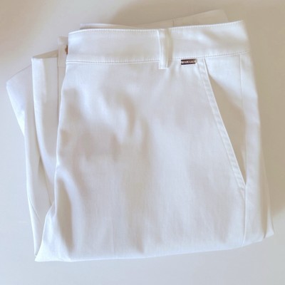 St. John Sport White Bermuda Shorts NWT 