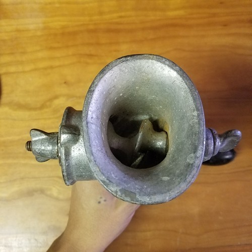 old vintage K 10B meat grinder