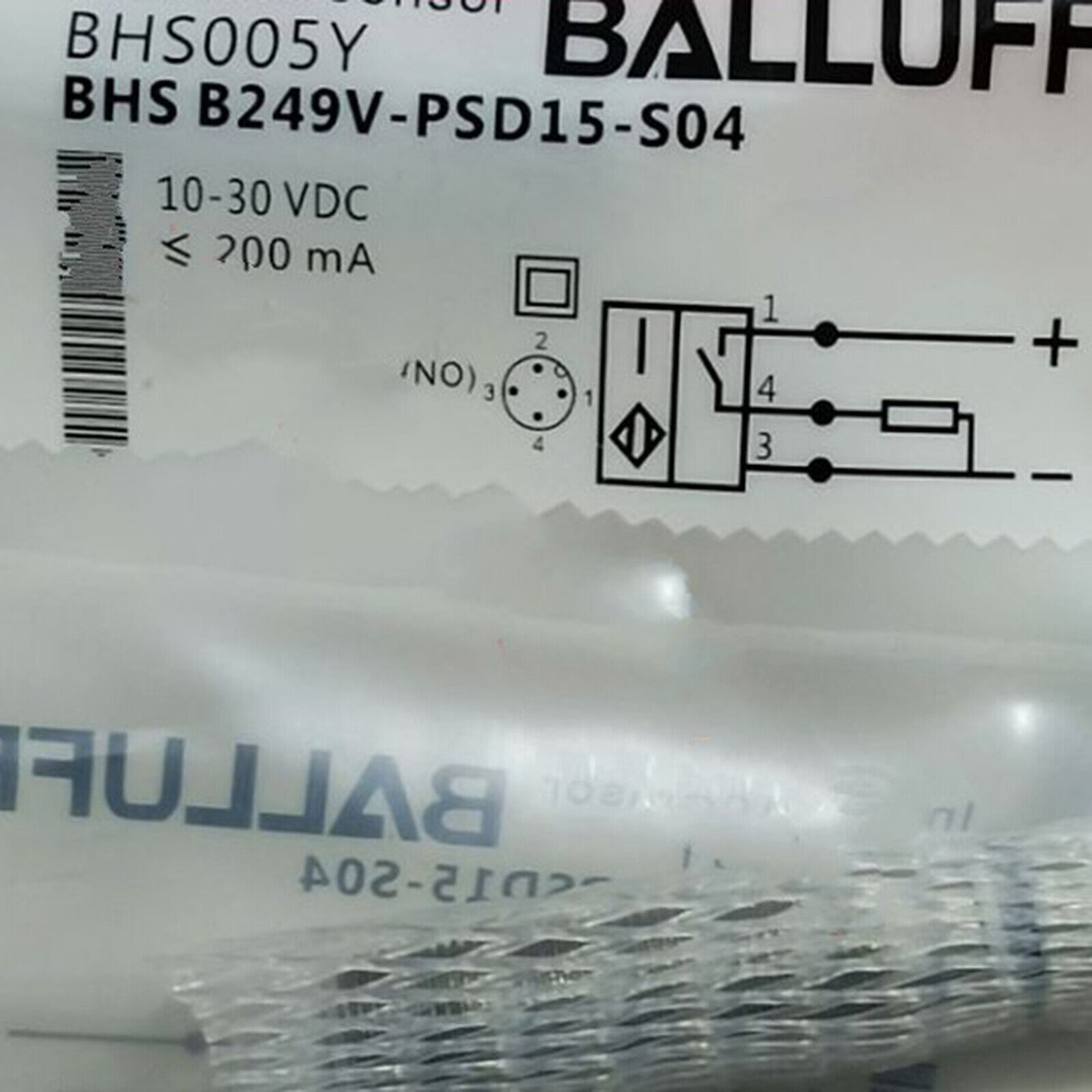 1PZ Sensore Prossimità Per BALLUFF B249V-PSD15-S04 – Ricambio T1837 YS