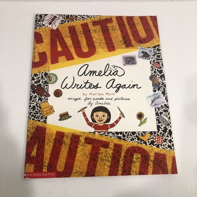 AMELIA WRITES AGAIN Marissa Moss Paperback LIKE NEW