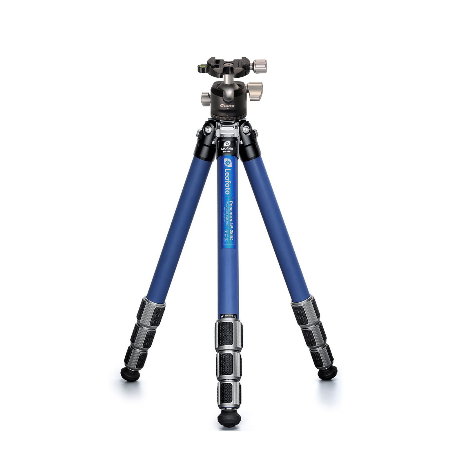 LEOFOTO LP-284C Poseidon Treppiede Oceanico con Testa a Sfera LH-30, anticorrosi