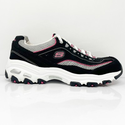 

Skechers Womens DLites Life Saver 11860 Черная повседневная обувь Кроссовки Размер 8.5, Черный, DLites Life Saver