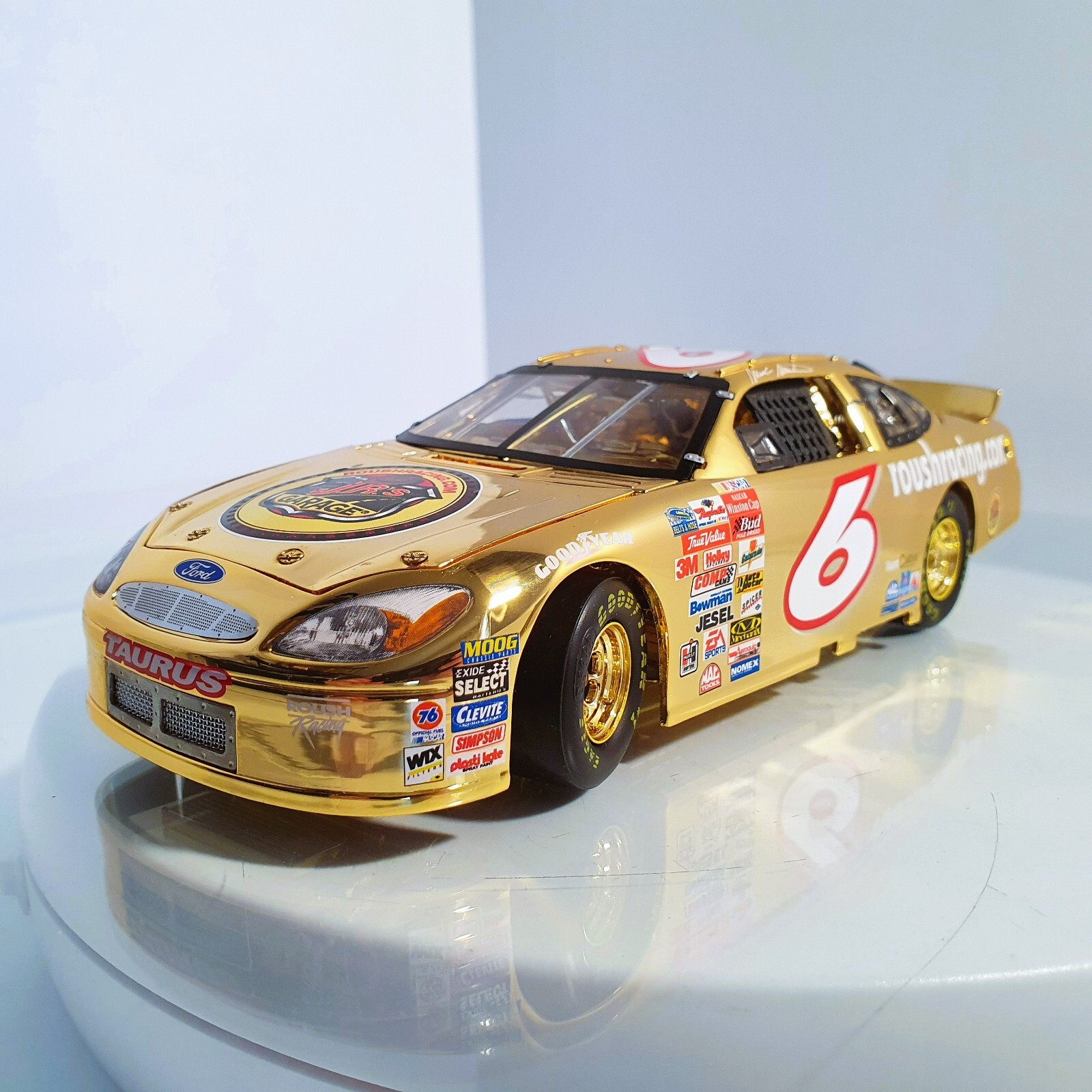 自動車 TeamCaliber 1/24 Mark Martin Ford Taurus Mark Martin Signed 2006 Brick Paver Ford Taurus NASCAR 1:24