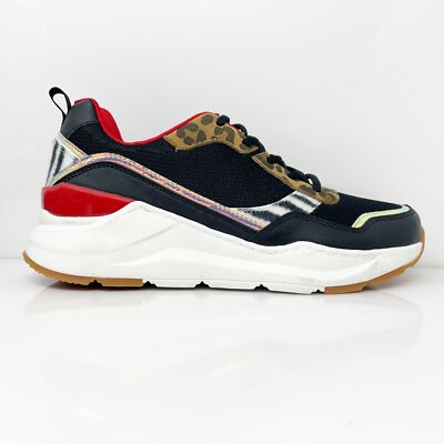 

Skechers Womens Rovina 155243 Черная повседневная обувь Кроссовки Размер 9.5, Черный, Rovina