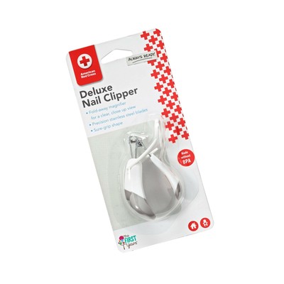 The First Years American Red Cross Deluxe Nail Clipper with Magnifier