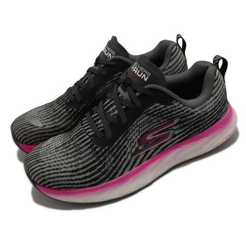 

Skechers Go Run Forza 4 Черные Серые Розовые Женские Кроссовки Кроссовки 128095-BKHP, Черный, Go Run Forza 4
