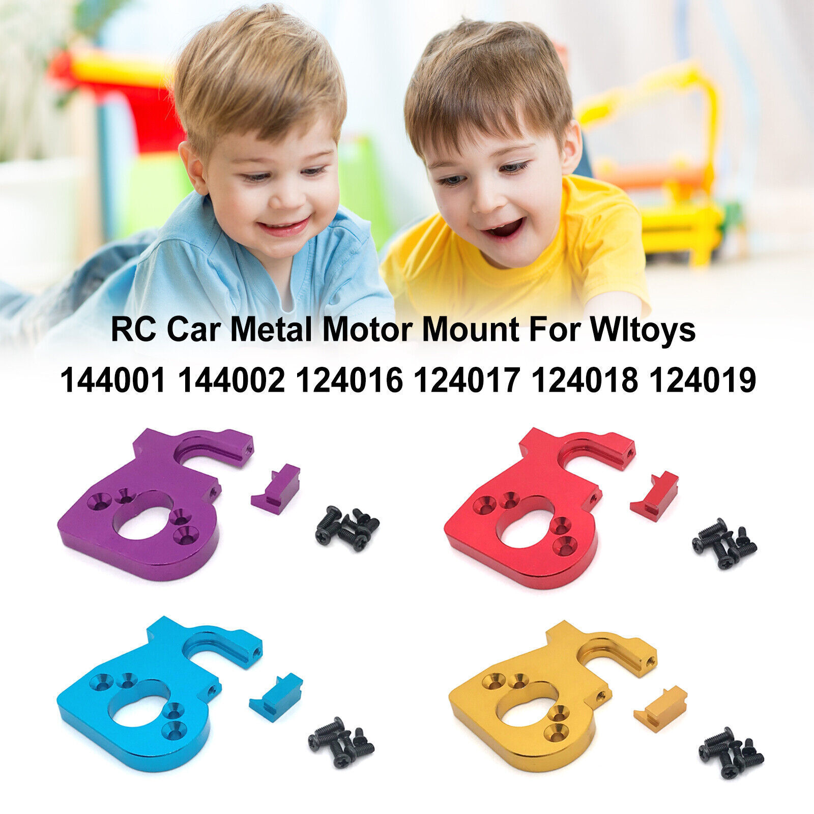 Metal Motor Mount For Wltoys 144001 144002 124016 124017 124