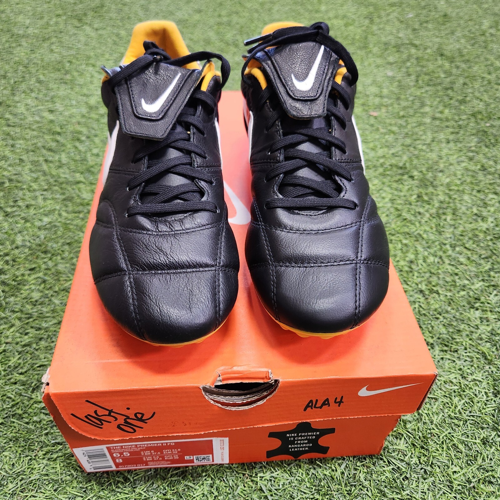 シューズ Nike premier II The Nike Premier II Fg Men's Soccer Shoes Black-Pro Gold | eBay