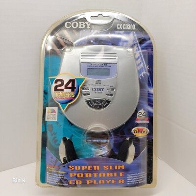 NEW Coby Portable CD Player W/ Headphones CX-CD303 - NIP