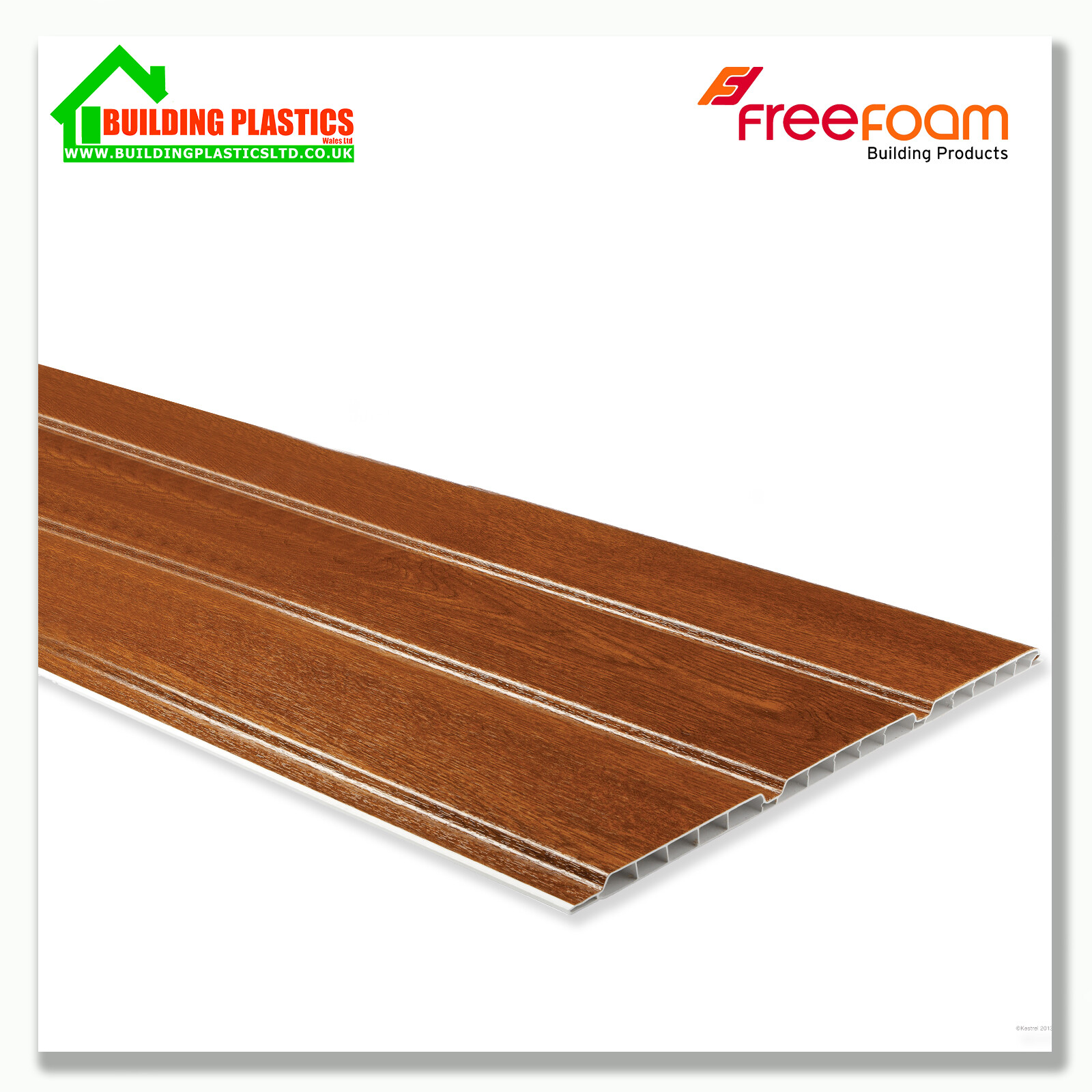 10 X 2 5m Length X 300mm Upvc Plastic Soffit Board Boards White Hollow Cladding