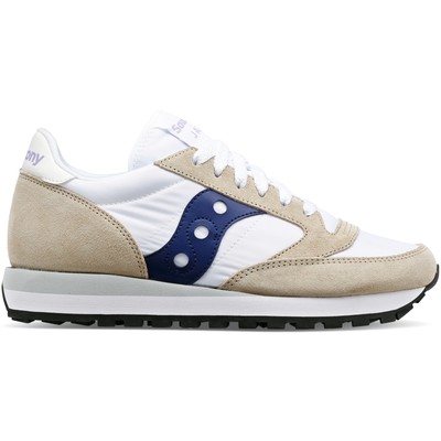 

Saucony Женский Джаз Оригинальный Белый | Спортивная замша темно-синего цвета 6,5 м, White | navy