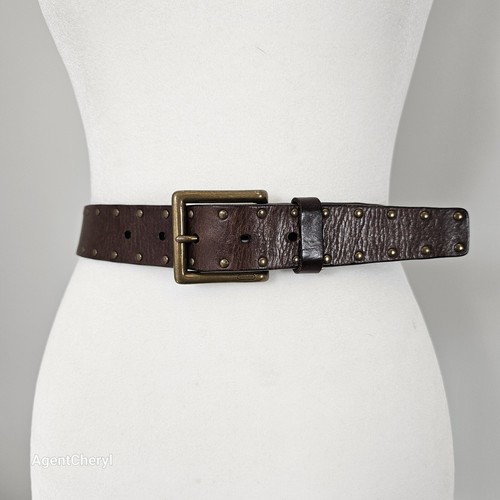 SEVESKIG Bridle leather Studs Belt 新品 SEVESKIG Bridle leather Studs Belt 新品