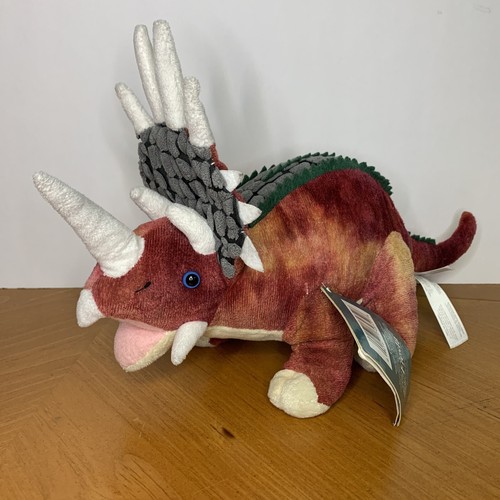 Fiesta Red Triceratops Dinosaur Plush Stuffed Animal 11