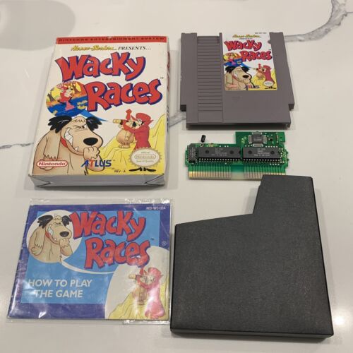 Wacky Races (NES, 1992 ATLUS) Authentic Complete CIB Manual Wacky Races (NES, 1992 ATLUS) Authentic Complete CIB Manual