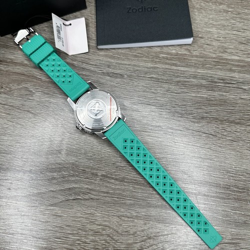 ZODIAC NEW✅SWISS AUTOMATIC✅ ZODIAC SUPER SEA WOLF COMPRESSION SILICONE MEN WATCH ZO9305