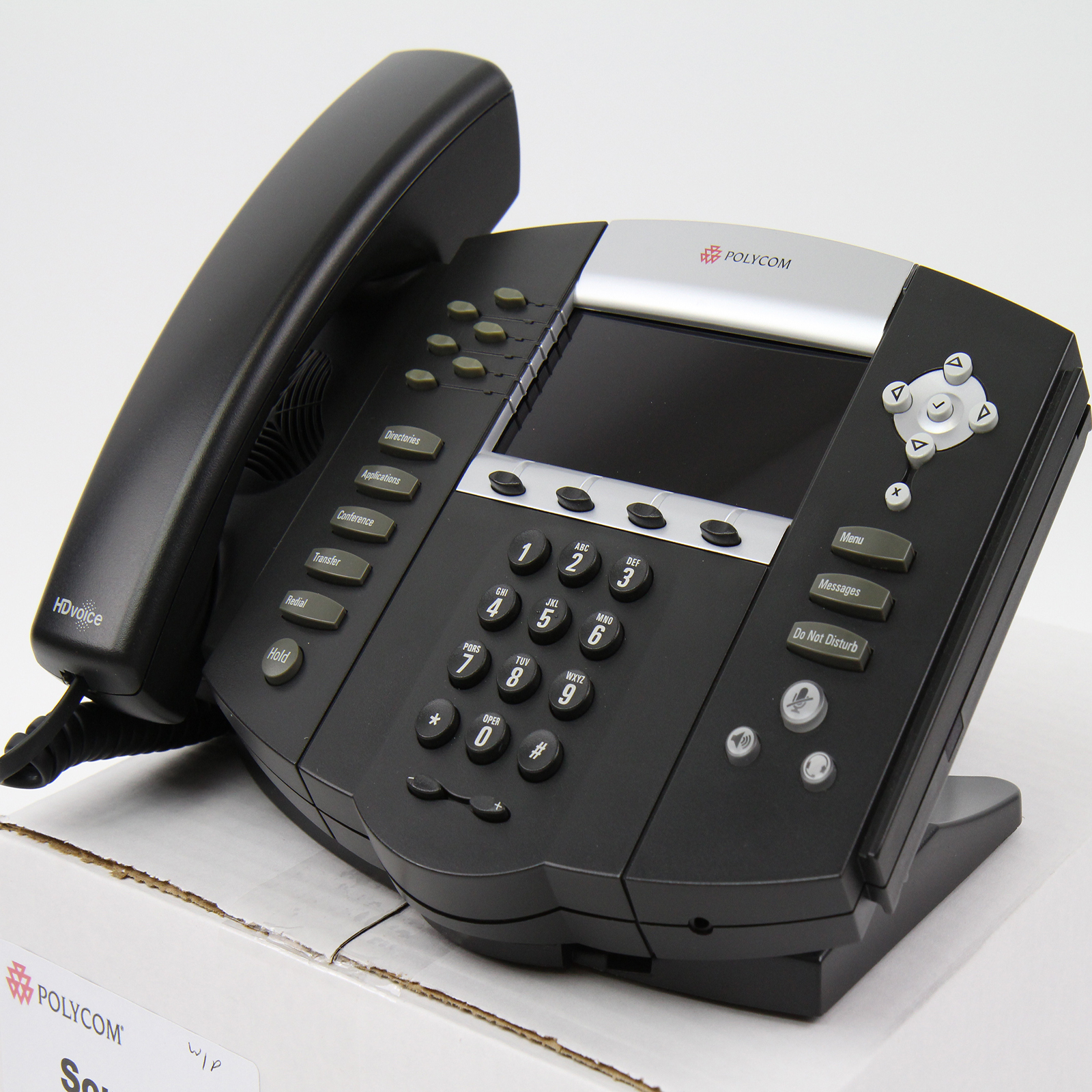 Business Office Industrial 10 X Polycom Sound Point Ip 335 Voip Business Phones Bulk In Black Reset Telephone Answering Systems