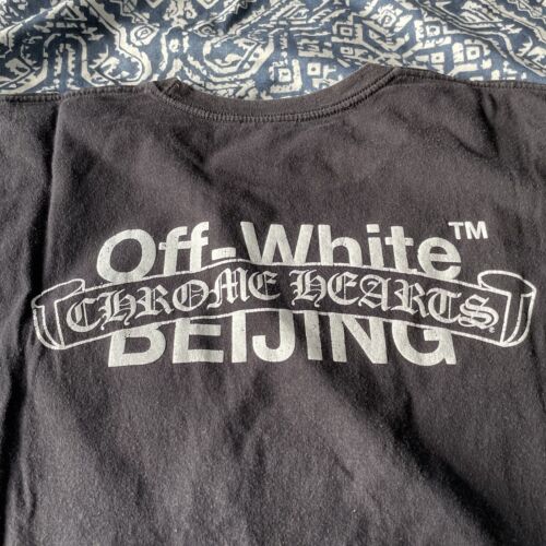 Off-White x Chrome Hearts Tee (Beijing Edition) Black XL 8 Off-White x Chrome Hearts Tee (Beijing Edition) Black XL 8