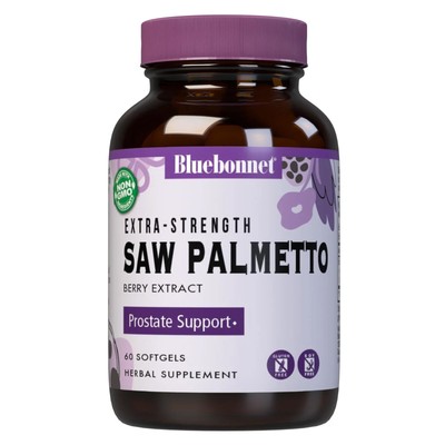 Bluebonnet Extra-Strength Saw Palmetto Berry Extract 60 Softgels