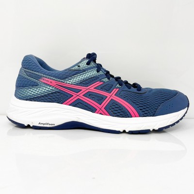 Женские кроссовки Asics Gel Contend 6 1012A570 синие кроссовки размер 7,5, Синий, Gel Contend 6
