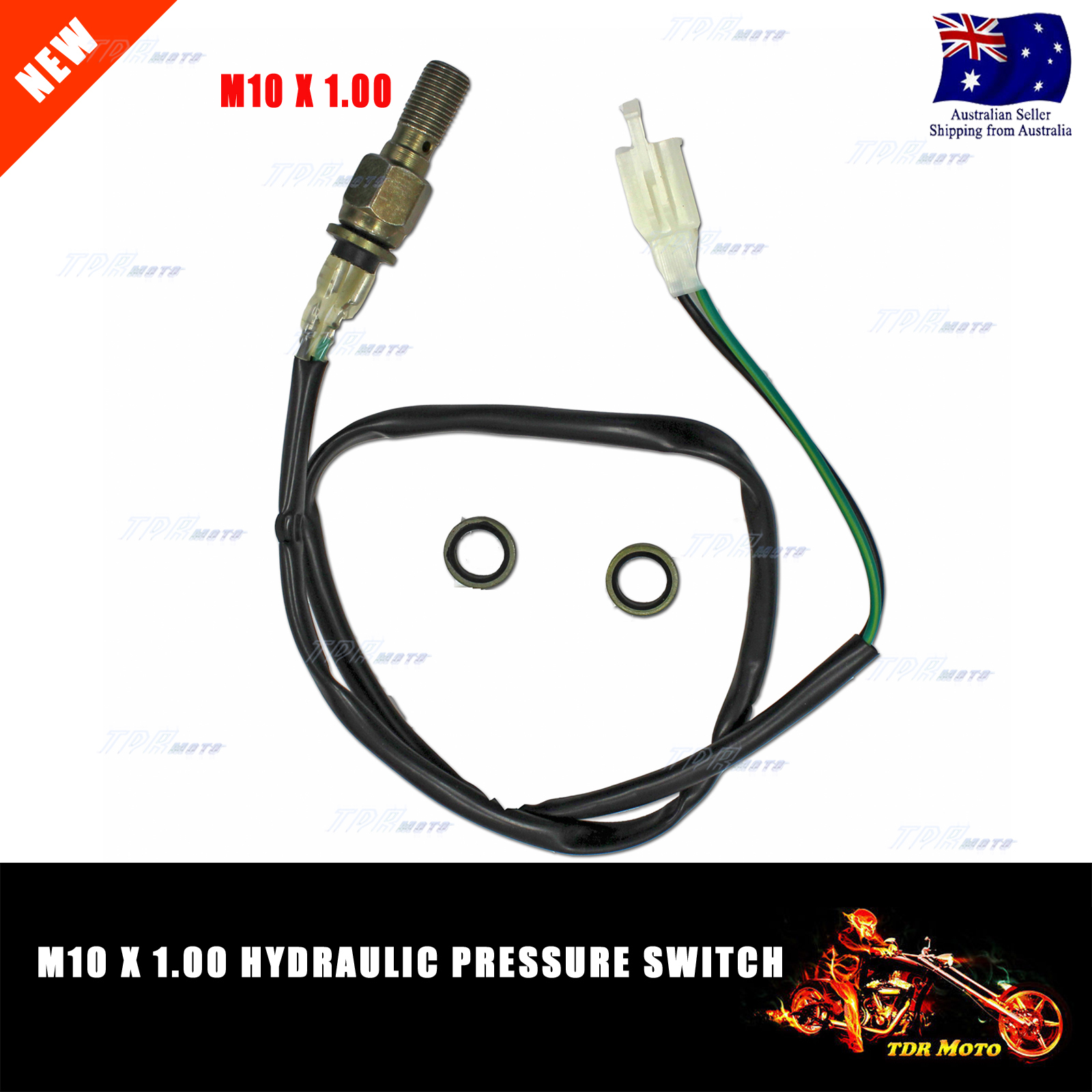 KTM 250EXC EXC 250 Rear Hydraulic Banjo Brake Light Pressure Switch M10x1.00MM
