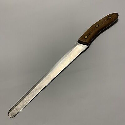 Chicago Cutlery AC-BT10 Serrated Knife 10'' Long. Made in USA.