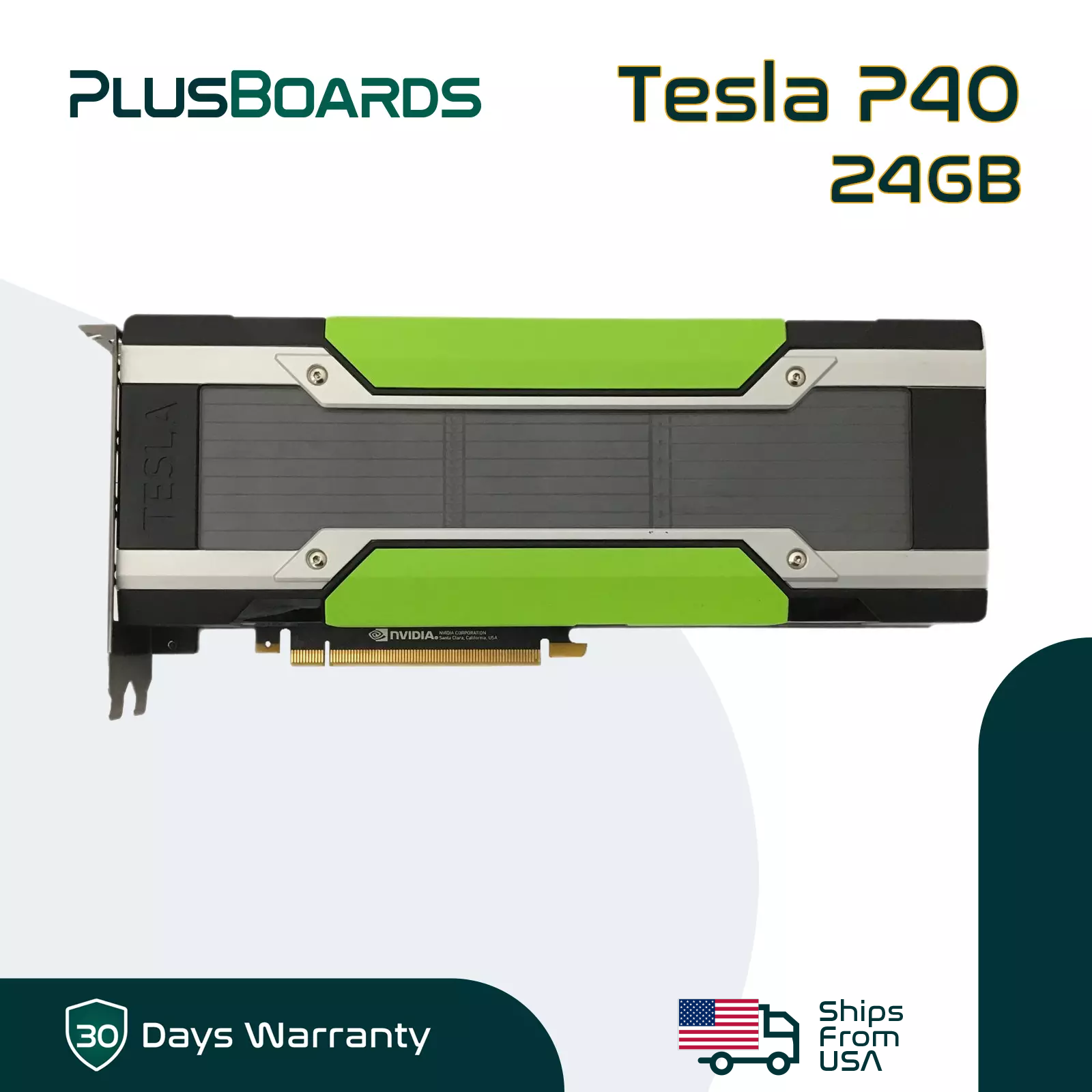 NVIDIA Tesla P40 24GB GDDR5 3台セット NVIDIA Tesla P40 24GB GDDR5 PCI-E 3.0 x16 GPU for Advanced AI