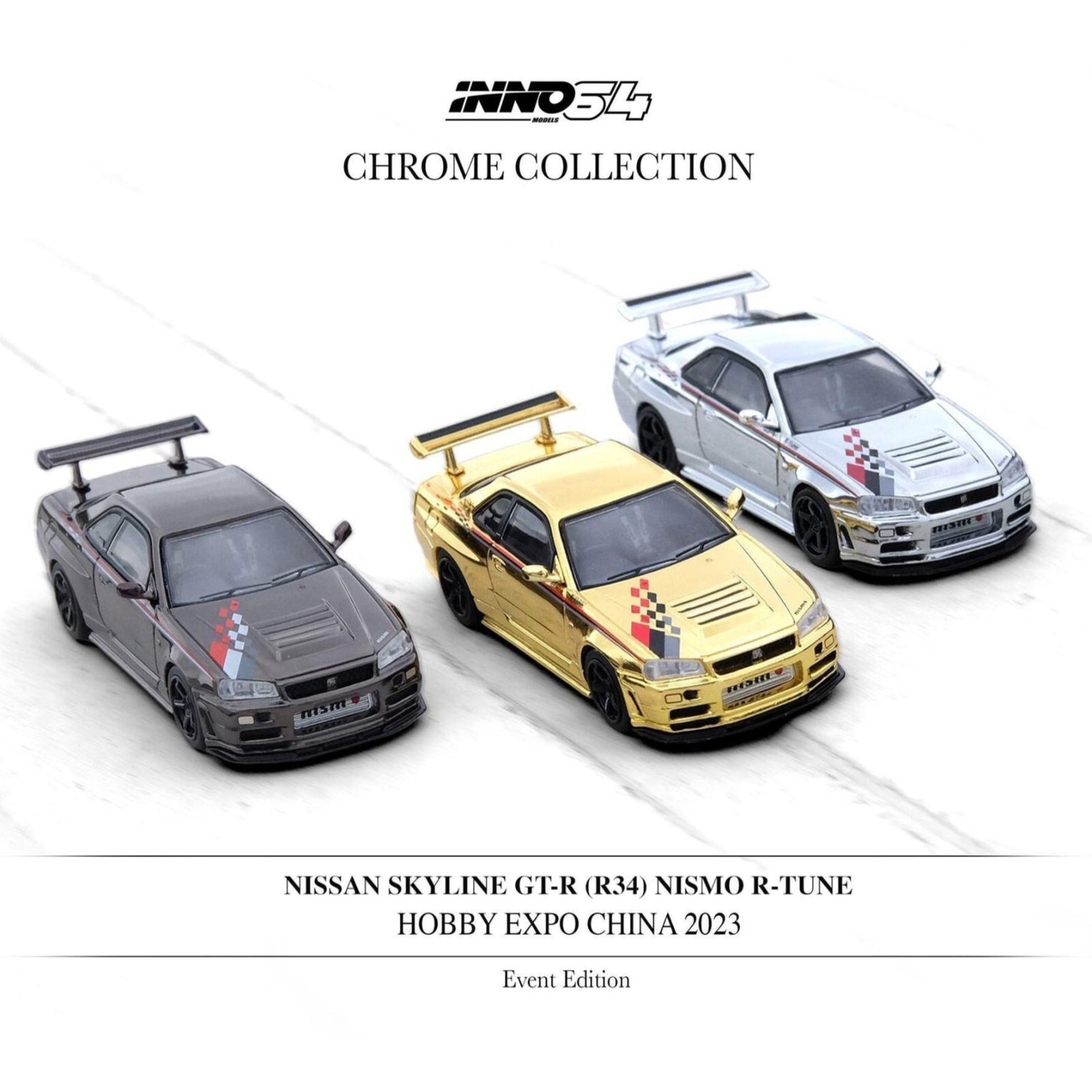 【上品】 NISMO R34 GT-R SKYLINE NISSAN INNO64 R-TUNE CHINA EXPO HOBBY 乗用車