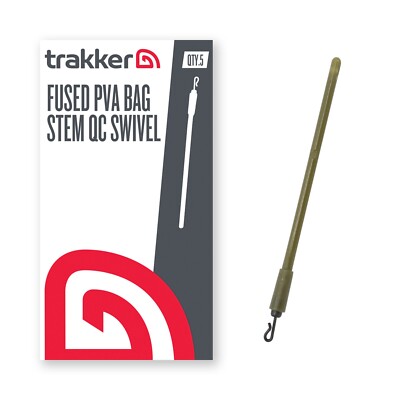 Trakker Fused PVA Bag Stem (QC Swivel) Carp Fishing