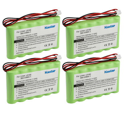 Kastar Ni-MH Battery Replace for Security Alarm Systems 300-03864-1 L3000 L5000