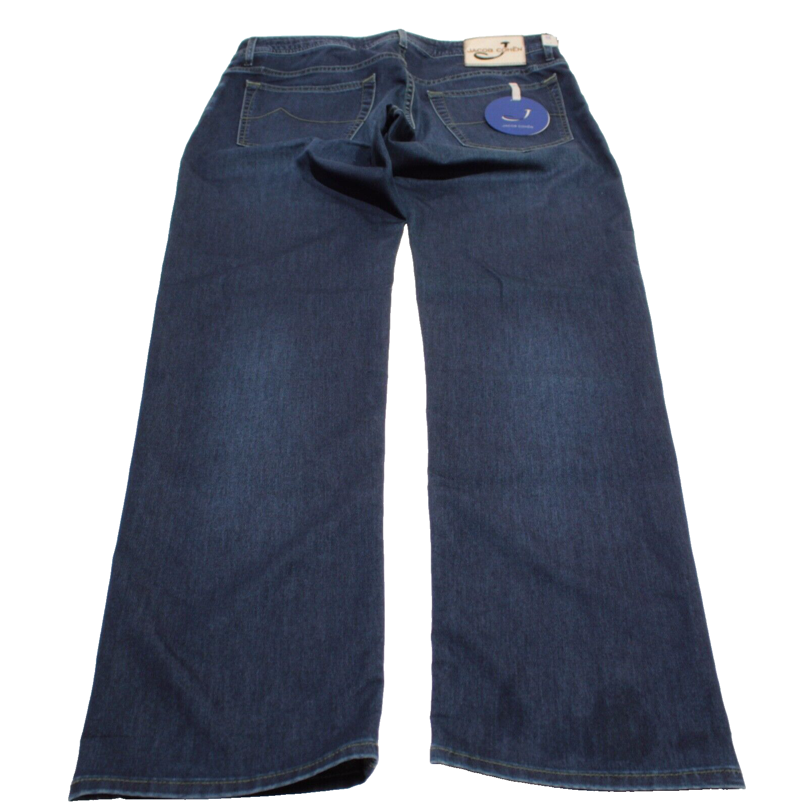 Jacob Cohen NWT Jeans Size 38 US In Solid Blue Cotton Blend Jacob Cohen NWT Jeans Size 38 US In Solid Blue Cotton Blend