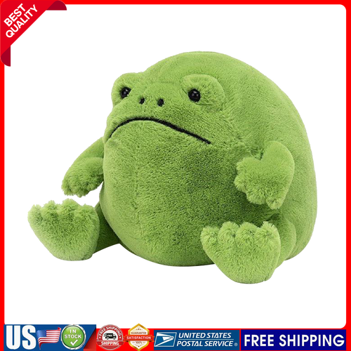 Opinm Ricky Rain Frog Plush Frog Stuffed Toy, 8 Inch Frog Body, A Holiday Birth