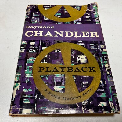 Playback - Raymond Chandler - Philip Marlowe 1958 1st Ed. 2nd Printing  HC/DJ
