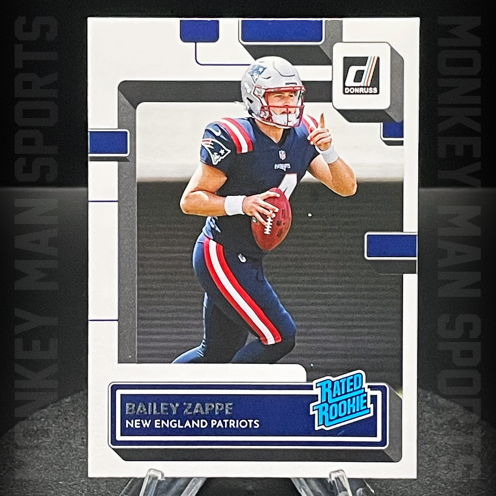 2022 Donruss Football - Bailey Zappe Rated Rookie RC - #329 MINT