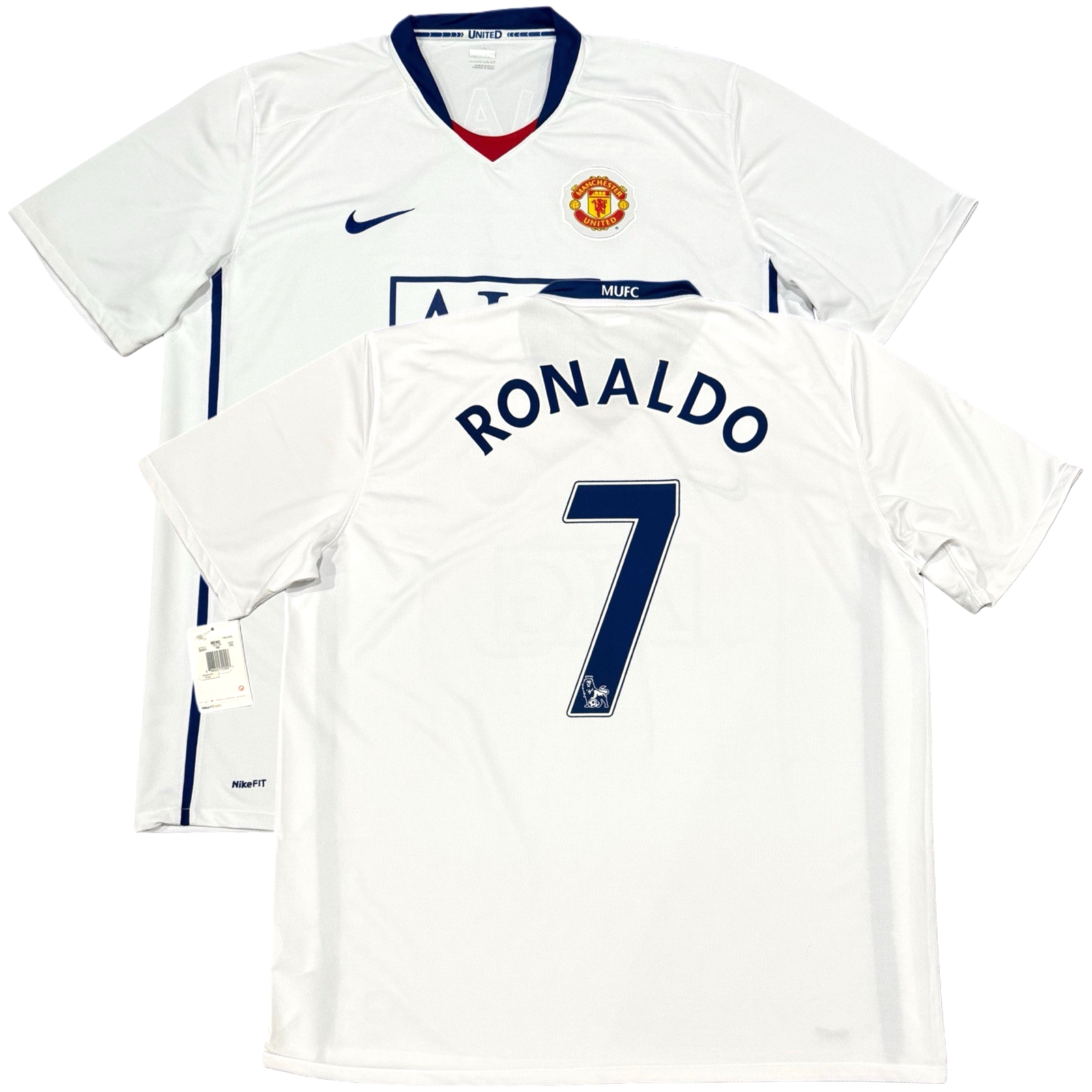 2008/09 Manchester United Away Jersey #7 Ronaldo 2XL Nike