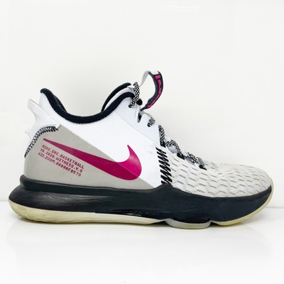 

Nike Boys LeBron Witness 5 CT4629-008 Белые кроссовки для баскетбола Размер 7Y, Белый, LeBron Witness 5
