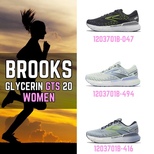 Brooks Glycerin GTS 20 Women Road Running Shoes Sports Sneaker Pick 1