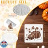 36 Pcs Fall Stencils Thanksgiving Day Painting Stencils Reusable 5.12 x 5.12 Inch Farmhouse Autumn Ornaments Hello Pumpkin Welcome Templates for Painting on Wood DIY Crafts Slice Scrapbook Decor