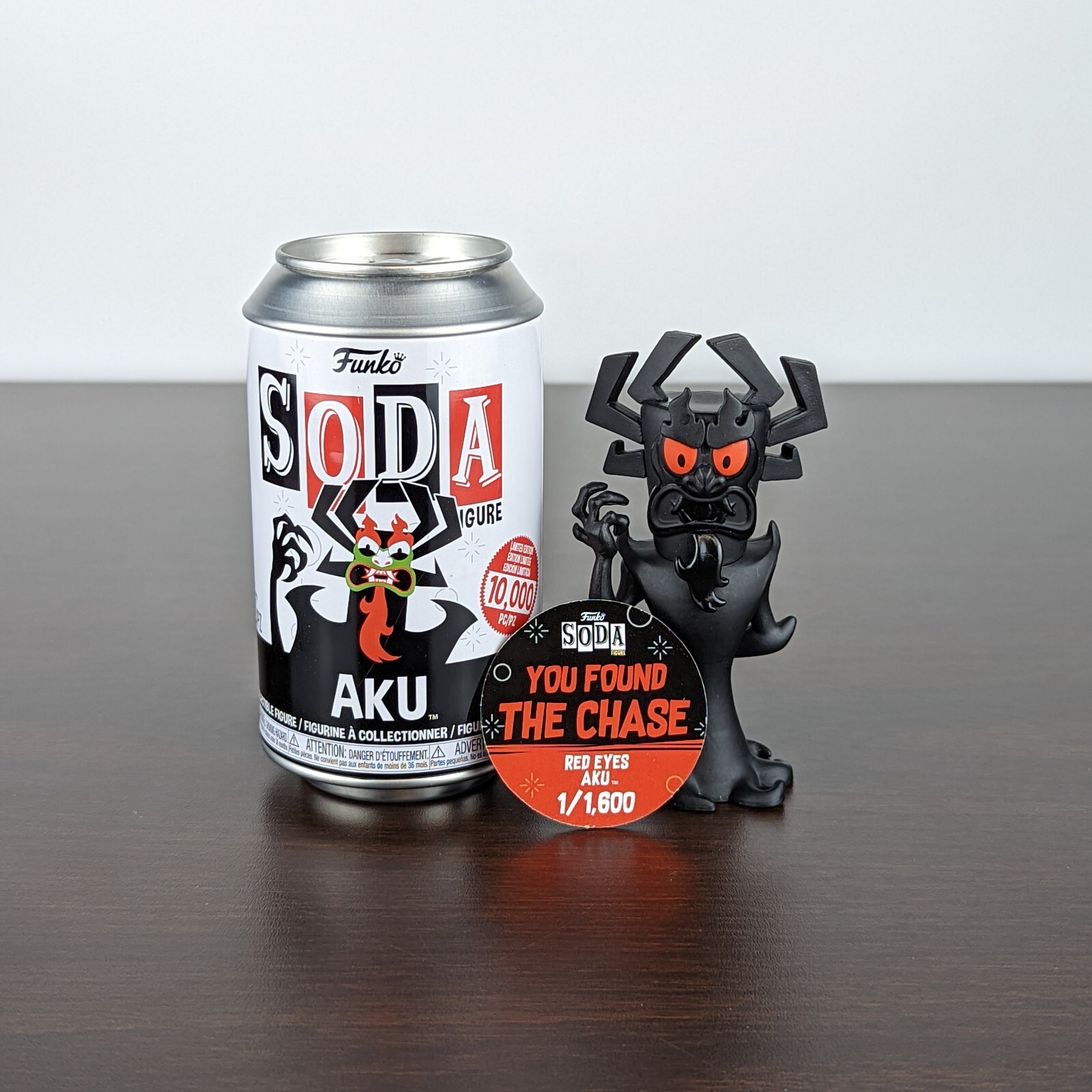 Funko Soda RED EYES AKU Samurai Jack CHASE Figure 1/1,600