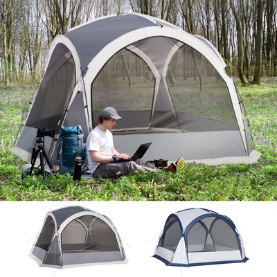 6-8 Person Dome Tent Backpacking Tent w/ Hook Carry Bag for Camping