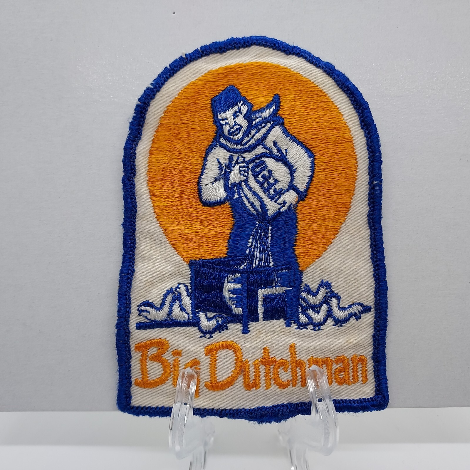 Vintage Big Dutchman Feeds Colorful Advertising Patch