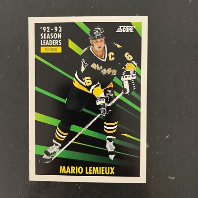 1993 Score Hockey #480 Mario Lemieux