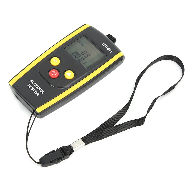 HT-611 Alcohol Breathalyzer High Precision LCD Display Non-Contact Breathaly FER