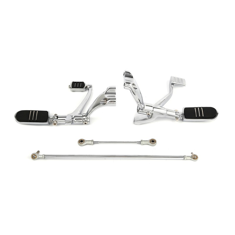 Foot Pegs Forward Control Kit For Harley Sportster XL 883 1200 2004-2013 Chrome