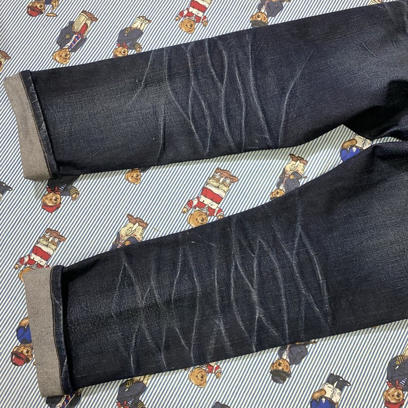 Chasin&rsquo; EGO RAM D2 Red Line Selvedge Jeans Denim Size 32 (actual 32x28) Button