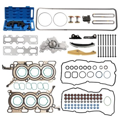 Full Timing Set w/ MLS Head Gasket & Water Pump for Ford Fusion 3.5L 2010-2012
