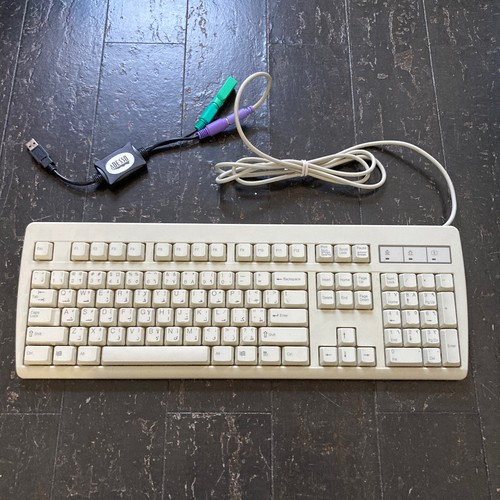 Arabic Language USB (PS/2) Wired Full Size Keyboard with Numeric Keypad