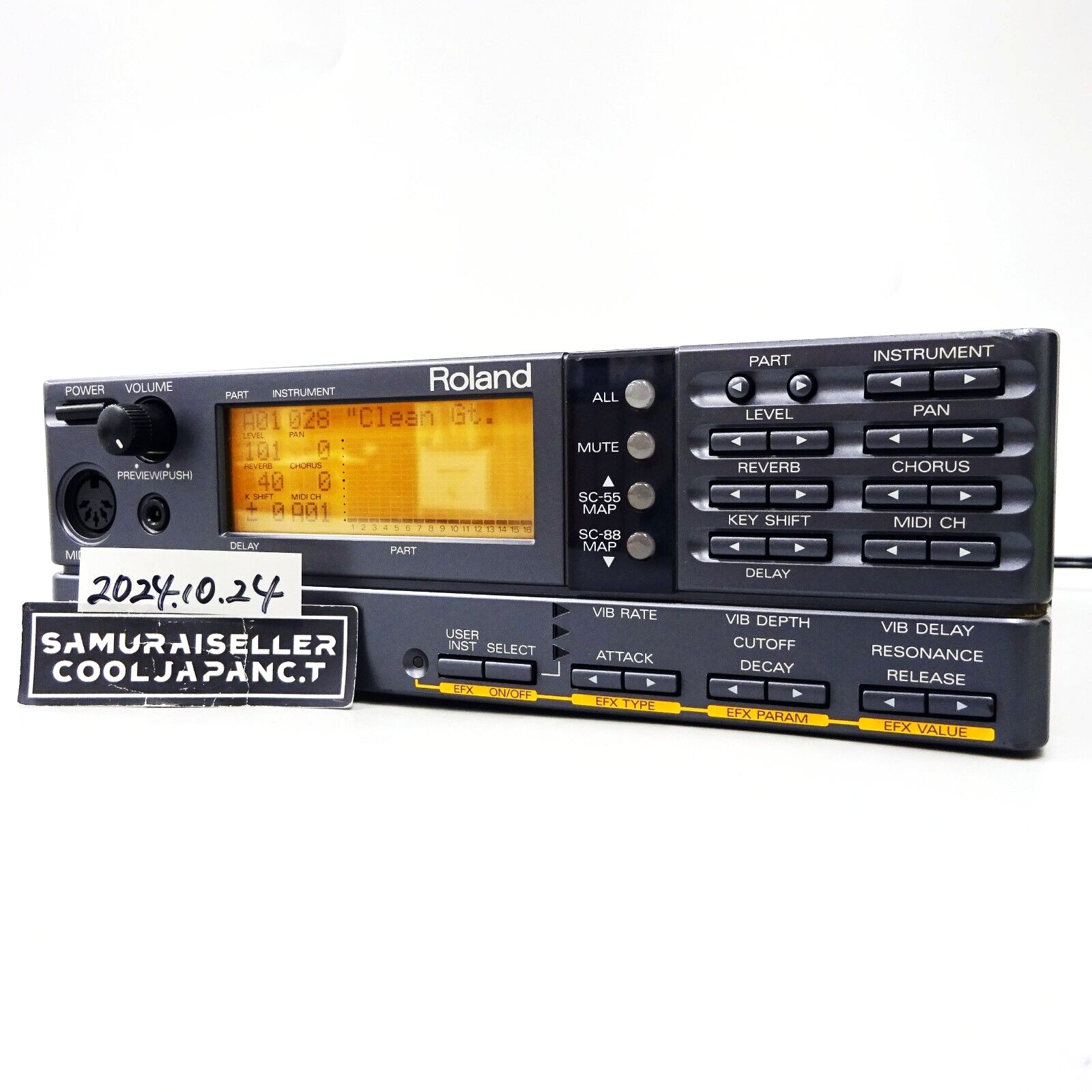 Roland SC-88 Pro MIDI音源 +テクニカル・ガイド Roland SC-88 Pro MIDI音源 +テクニカル・ガイド Roland SC-88Pro