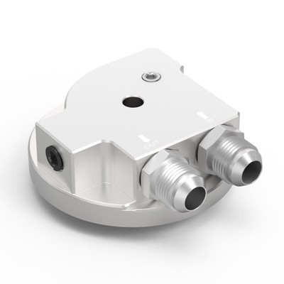 BEVINSEE For BMW E36 M3 E34 M50 S50 S52 S54 Engine Oil Cooler Adapter - Black