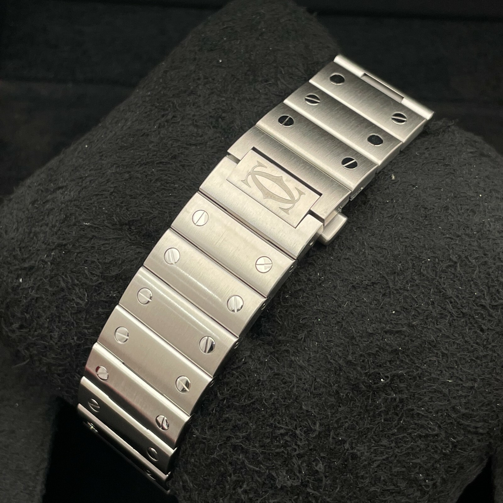 Pre-owned Cartier ⌚ Santos De  Wssa0018 Stainless Steel White Large Complete 2023 ⌚